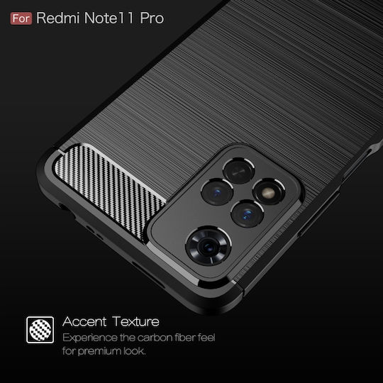 Back Cover Σιλικόνης Μαύρο (Redmi Note 11 Pro Plus)