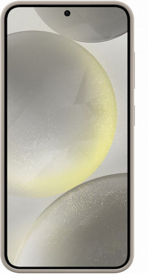 Standing Grip Silicone Back Cover Taupe (Galaxy S24)