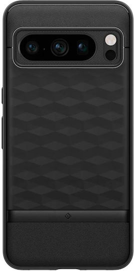 Caseology Caseology Parallax Здрава силиконова калъфка за Google Pixel 8 Pro Матово черен Acs06335