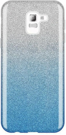 Wozinsky Glitter Back Cover Πλαστικό Μπλε (Galaxy J6)