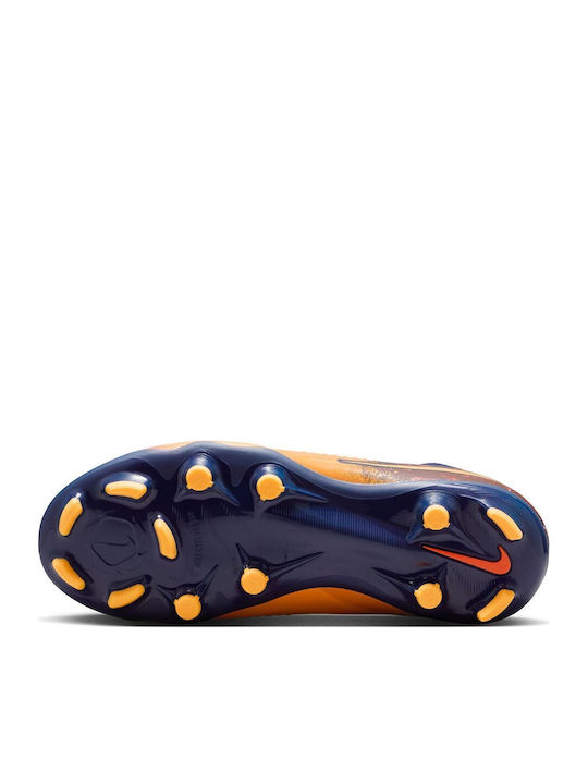 Phantom 6 Low Academy Erling Haaland FG/MG Kids Soccer Cleats & Shoes Molded Laser Orange Blue Void Lemon Venom