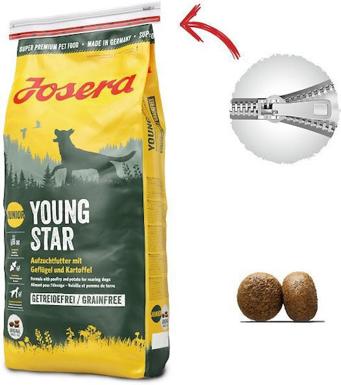 Josera 12.5kg Ξηρά Τροφή Σκύλων χωρίς Σιτηρά με Πουλερικά, Πατάτες και Κρέας