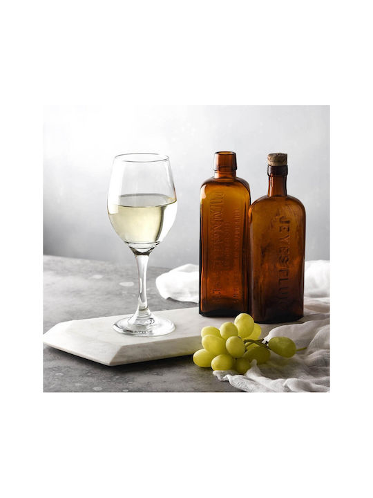 ONIS Glass for White and Red Wine made of Glass Goblet 340ml