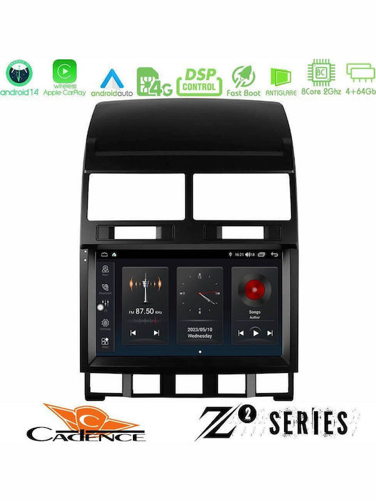 Bizzar Car Audio System for Volkswagen Touareg 2002 – 2010 (Bluetooth/USB/WiFi/GPS/Apple-Carplay/Android-Auto) with Touch Screen 9"