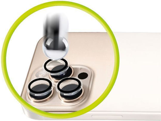 Mobile Origin Протектор за камера Закалено стъкло Черен за iPhone 13 Pro, iPhone 13 Pro Max