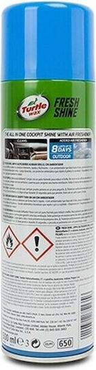 Turtle Wax Fresh Shine Outdoor Σπρέι Γυαλίσματος για Ταμπλό Αυτοκινήτου 500ml