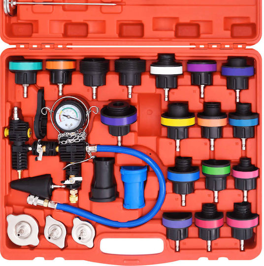 vidaXL Car Hand Tools Air Condition Set 28 Pieces