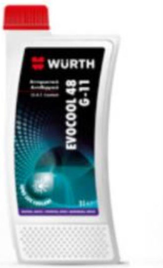 Wurth Evocool 48 Consentrated Engine Coolant for Car G11 Green 1lt