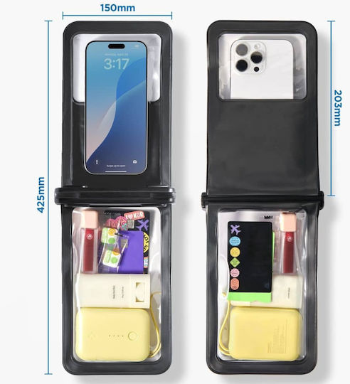 Spigen A603 Aqua Shield Wasserdichtes Gehäuse bis 6.9" Schwarz ACS09745