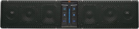PowerBass Boat Sound System 4x250W Waterproof with AUX / Bluetooth / USB Black