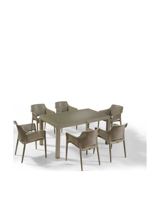 Esszimmer 7Stück 150x90cm