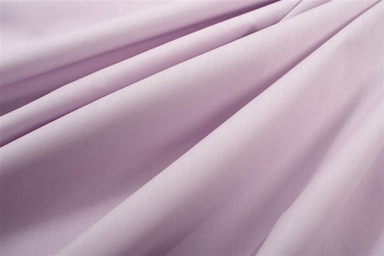 Dimcol mit Angepasstem Baby Bettlaken Solid Flieder 70x140cm