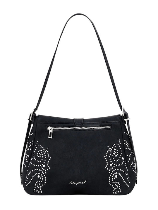 Poker Face Posadas Damen Schultertasche Schwarz