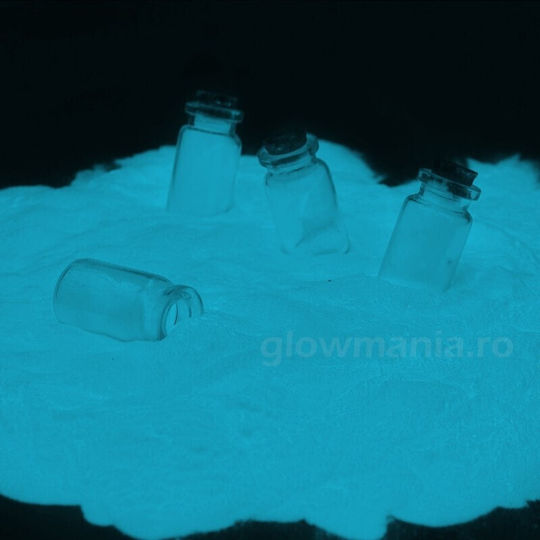 Phosphorescent Pigment Aqua Turquoise