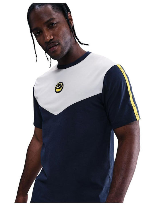Dri-Fit Спортна тениска Midnight Navy/pure Platinum