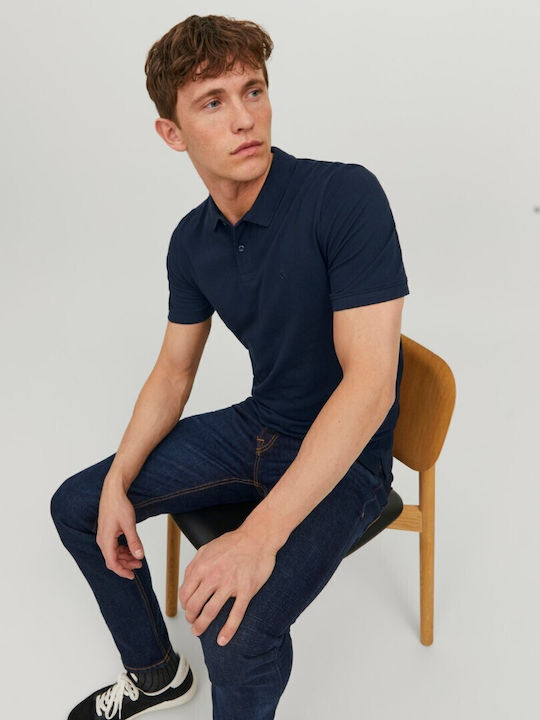 Polo Kurzarmbluse Grey