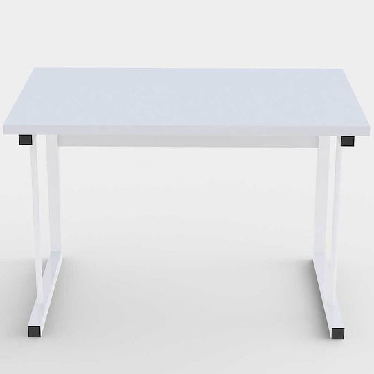 Bakaji Metal Microwave Oven Stand 54x35x35cm White