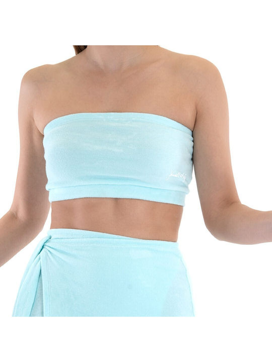 Γυναικείο Crop Top Βαμβακερό Πράσινο