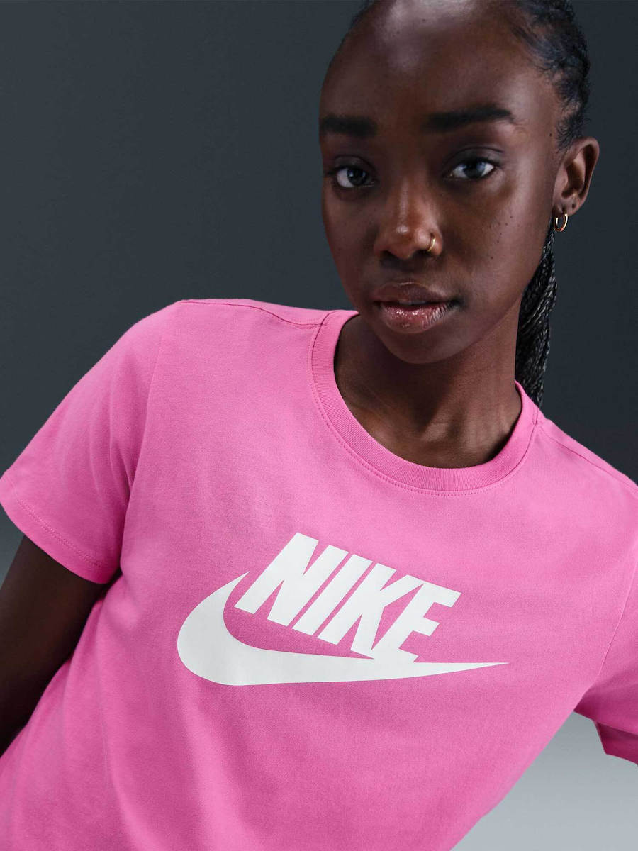 Nike Sportswear Essentials Tricou Crop Damă Roz DX7906-675