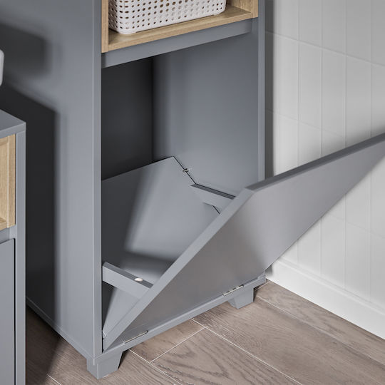 SoBuy Badezimmerschrank B35xT30xH105cm Gray