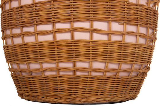 Round Side Table Fiber Pink Natural 44.5x44.5x45 cm