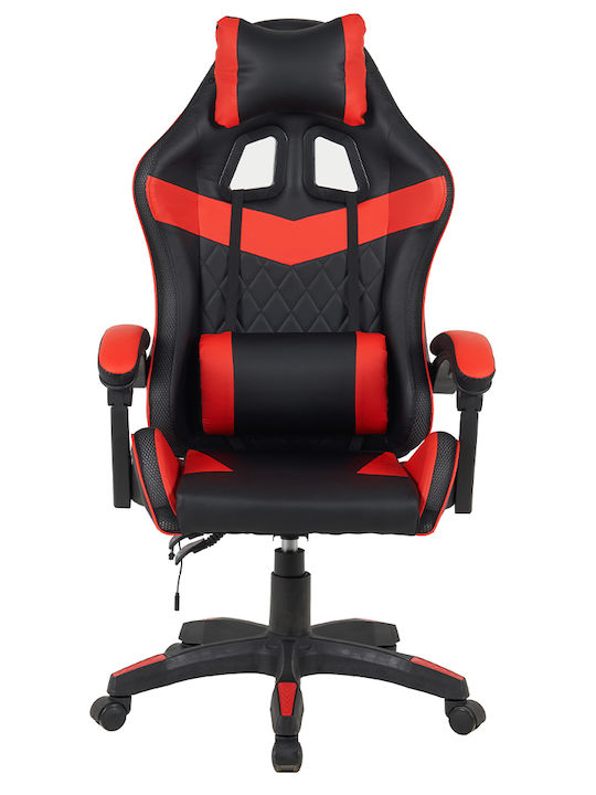 Shally Dogan Καρέκλα Gaming Δερματίνης με RGB Φωτισμό Κόκκινη