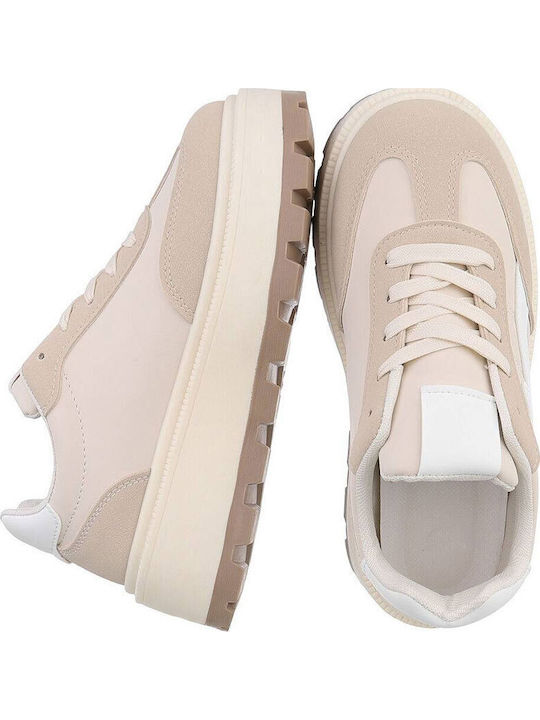 Flatforms Sneakers Beige