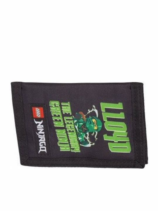 LEGO Ninjago Kids Wallet with Coins with Velcro Black