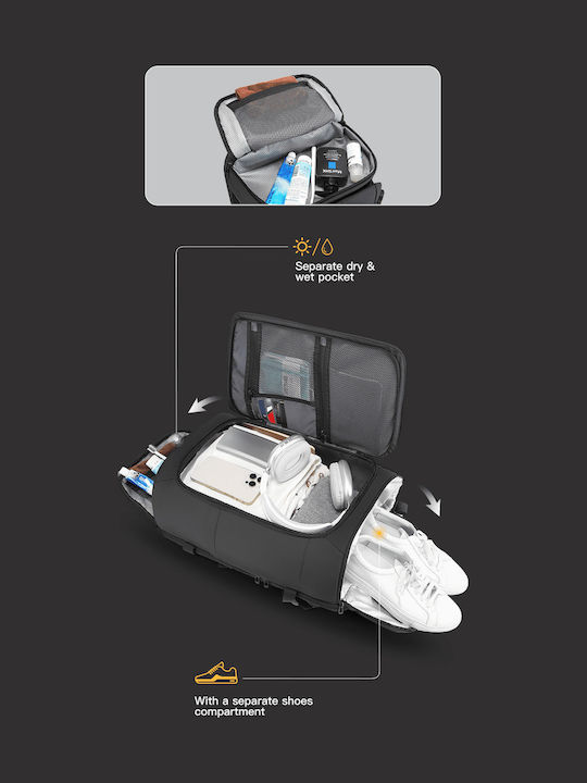 Bange Backpack Αδιάβροχο 20lt Μαύρο