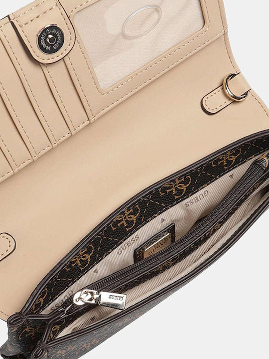 Flap Organizer Women's Flap Bag Brown