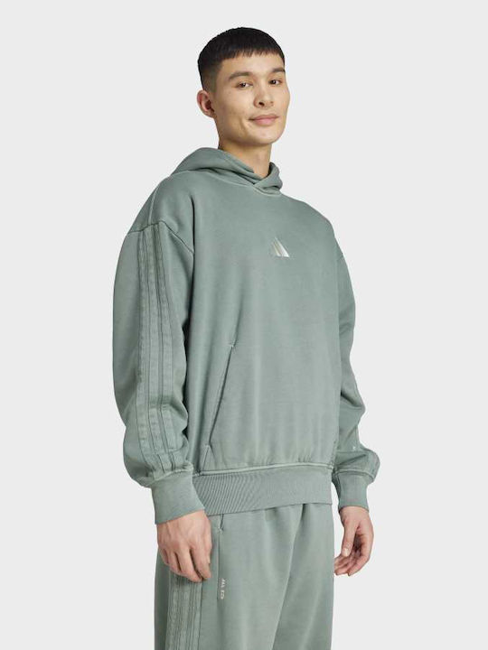All Szn Sweatshirt With Green Hood
