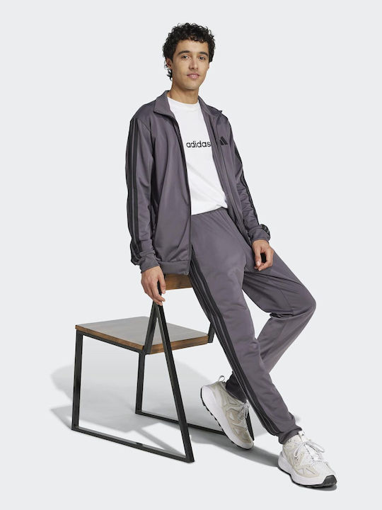 Training Tracksuit Glossy with Elastic Gray