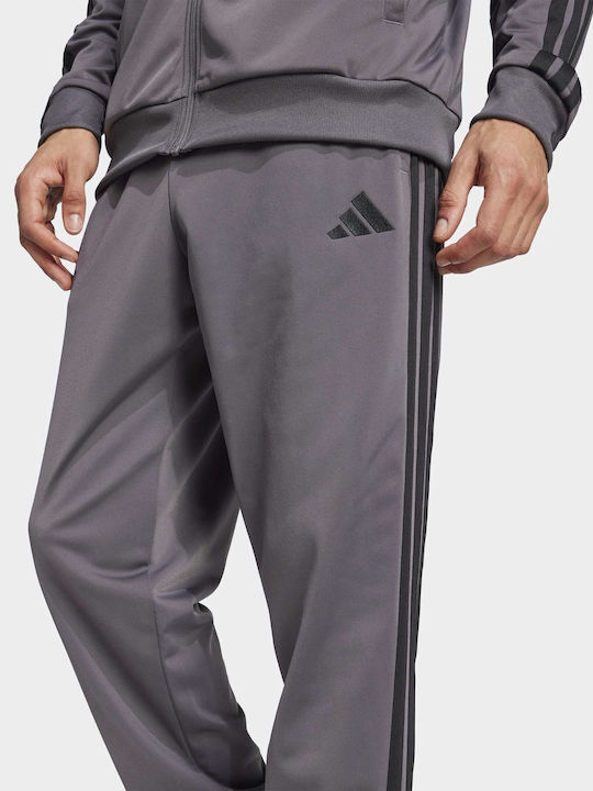 Training Tracksuit Glossy with Elastic Gray