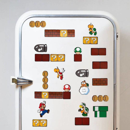 Pyramid International Super Mario Mushroom Kingdom Σετ Μαγνητάκια Μεταλλικά 23τμχ