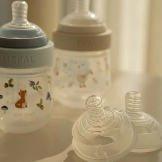 Mepal Silicone Bottle Teats Medium Flow for 3+ Months 2 Pieces