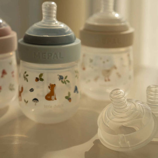 Mepal Silicone Bottle Teats Fast Flow for 6+ Months 2 Pieces