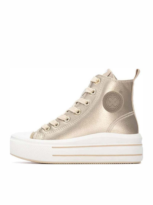 Παιδικά Sneakers High Χρυσά
