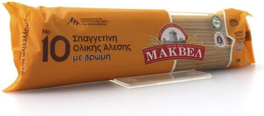 Makvel Spaghetti Nummer 10 Bio-Produkt Βρώμης Ολικής Άλεσης 500gr