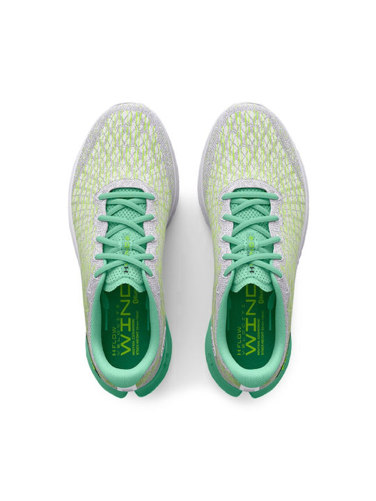 Flow Velociti Wind 2 Sport Shoes Running White / Green Breeze / Black