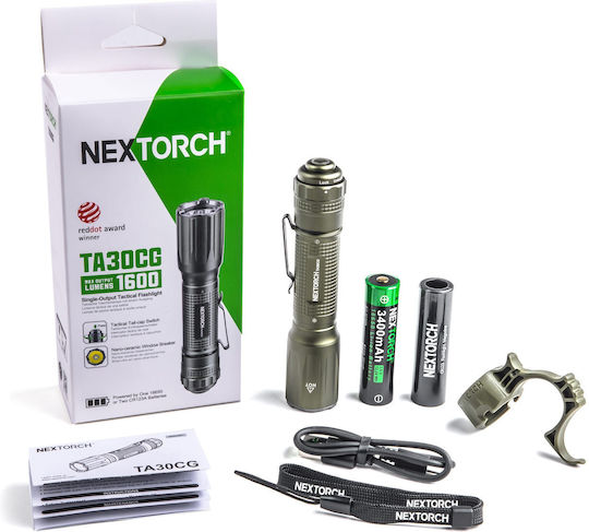 Nextorch LED IPX8 с Максимална Яркост 1600лм Каки