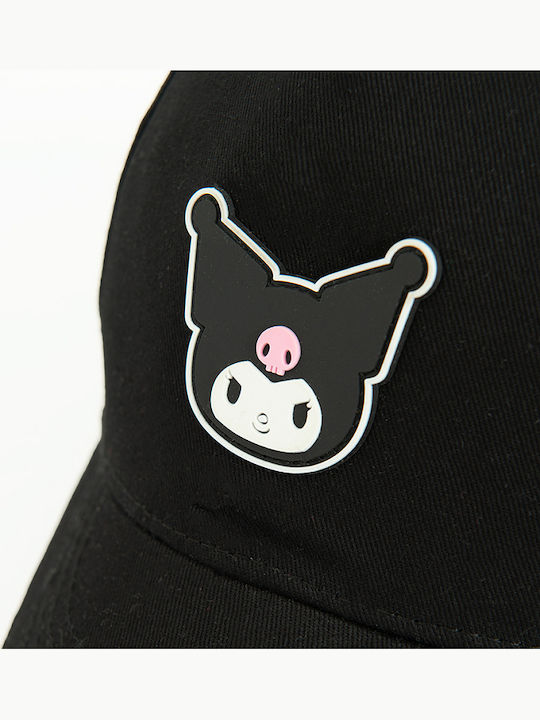 Cool Club Детска Шапка С Козирка Текстилна Kuromi Черна