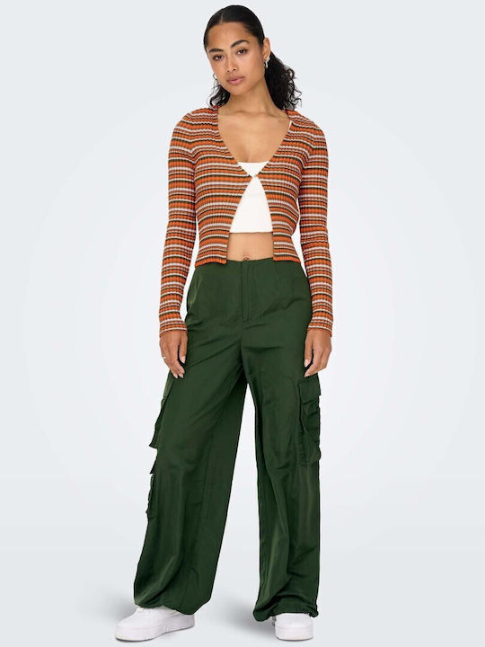 Mw Dama Tesatura Pantaloni Cargo Kaki