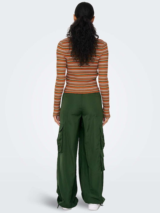 Mw Dama Tesatura Pantaloni Cargo Kaki