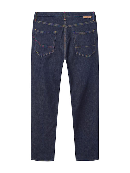 Men's Jeans Pants with Loose Tapered Fit Blue