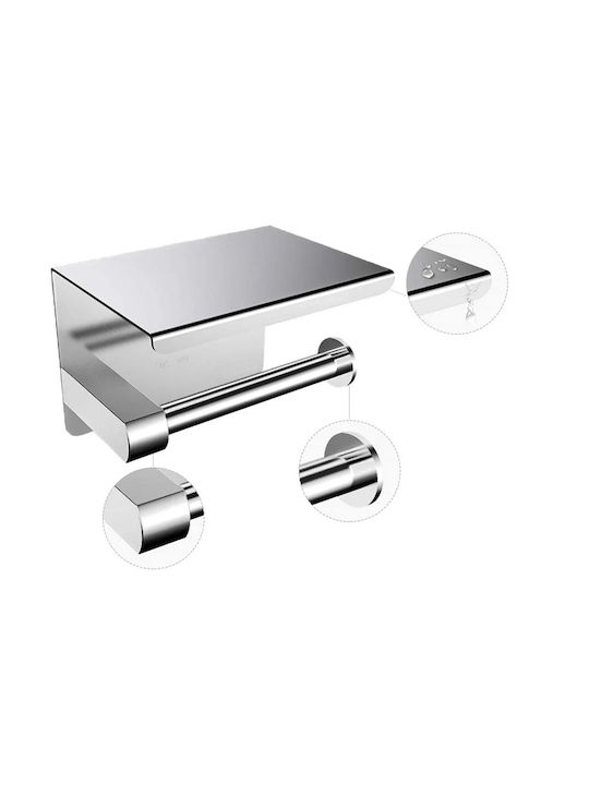 Verk Group Wall-mounted Paper Holder Silver