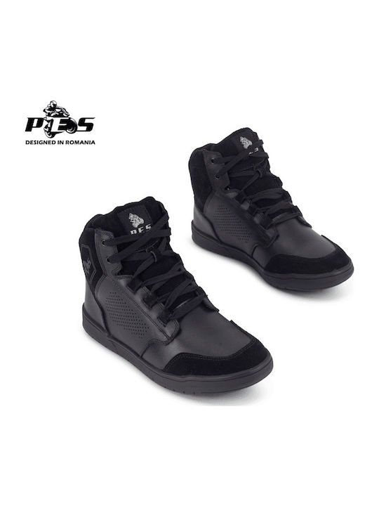 Cizme Moto Urban Pes City Guard Respirabile Rezistente la Impact din Piele Perforată