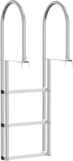 vidaXL 3 Steps Boat Ladder