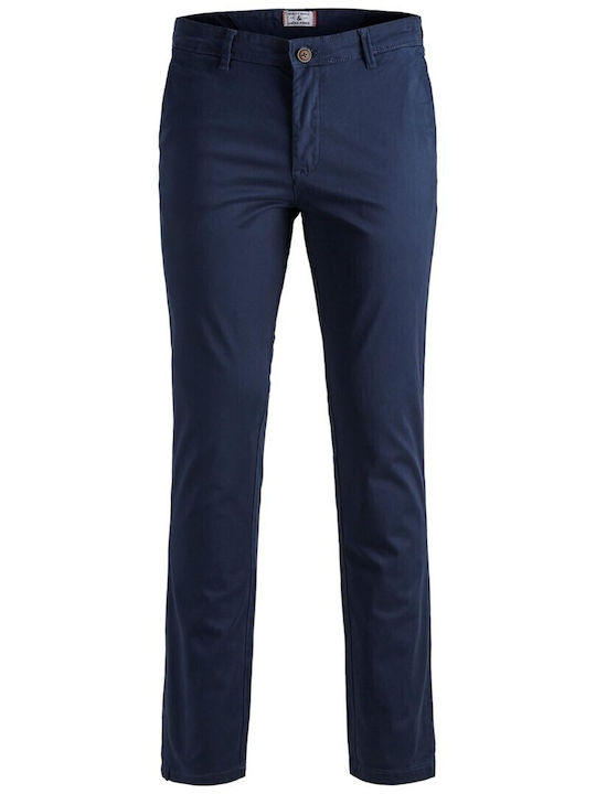 Trousers Chino in Slim Fit Navy Blazer