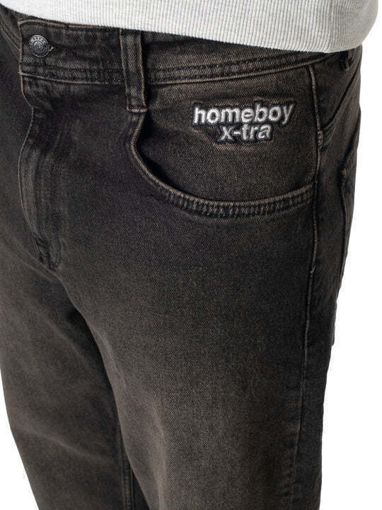X-tra Παντελόνι σε Baggy Γραμμή Dirty Black
