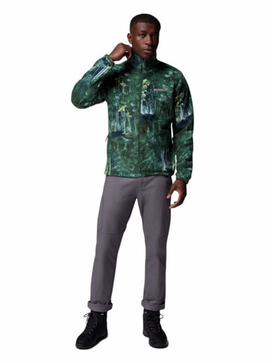 Steens Mountain Men's Fleece Cardigan Green